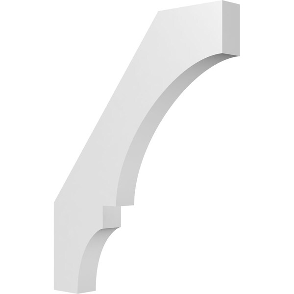 Ekena Millwork 3 1/2-in. W x 28-in. D x 36-in. H Balboa Architectural Grade PVC Knee Brace BRCP035X28X36BOA - main